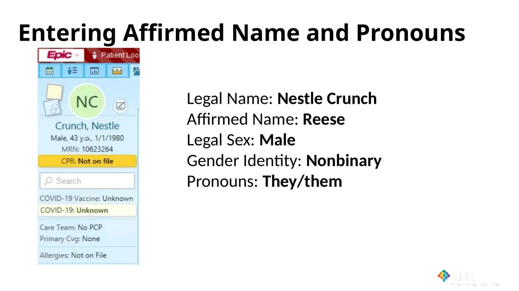Caring for Transgender and Gender Diverse Patients - slide 20 of 83