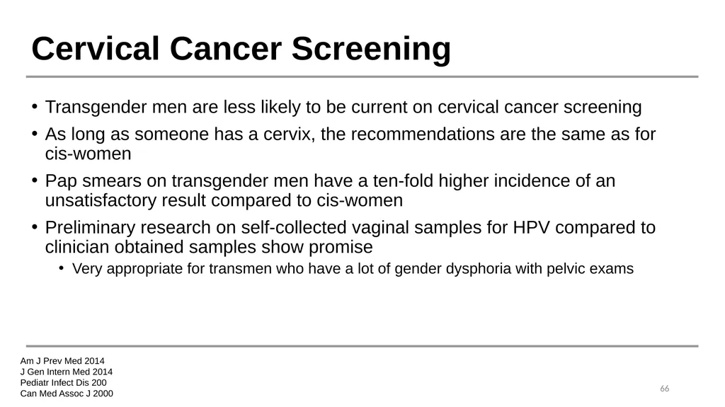 Caring for Transgender and Gender Diverse Patients - slide 65 of 83