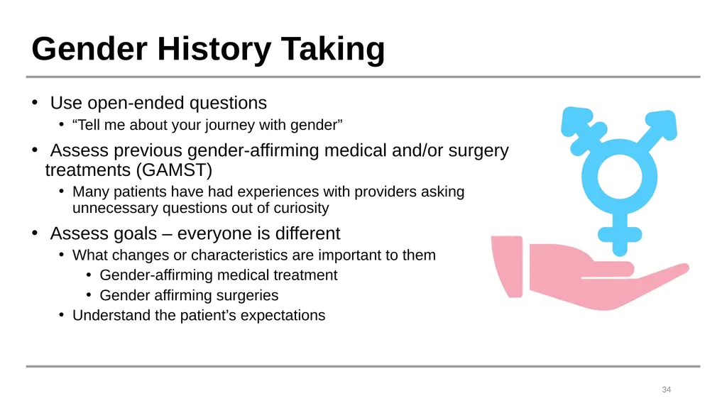 Caring for Transgender and Gender Diverse Patients - slide 33 of 83