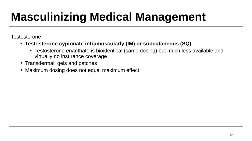 Caring for Transgender and Gender Diverse Patients - slide 49 of 83