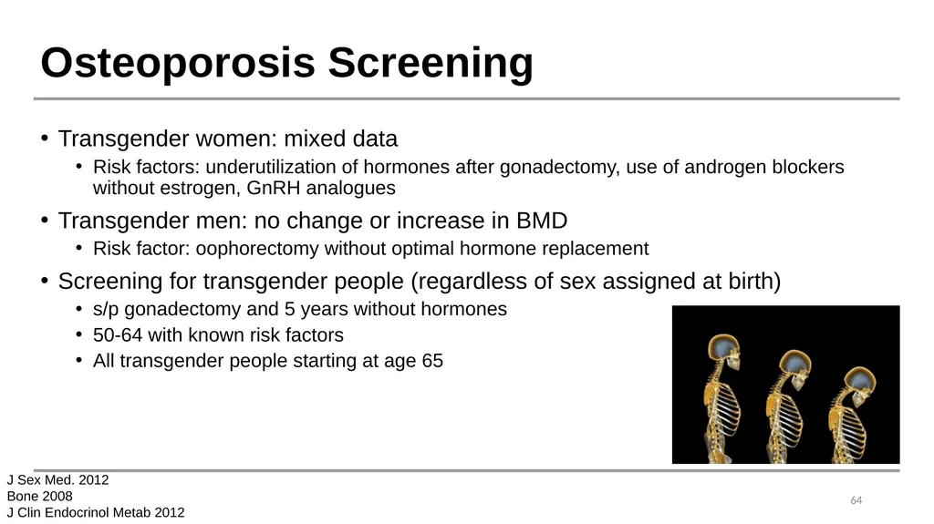 Caring for Transgender and Gender Diverse Patients - slide 63 of 83