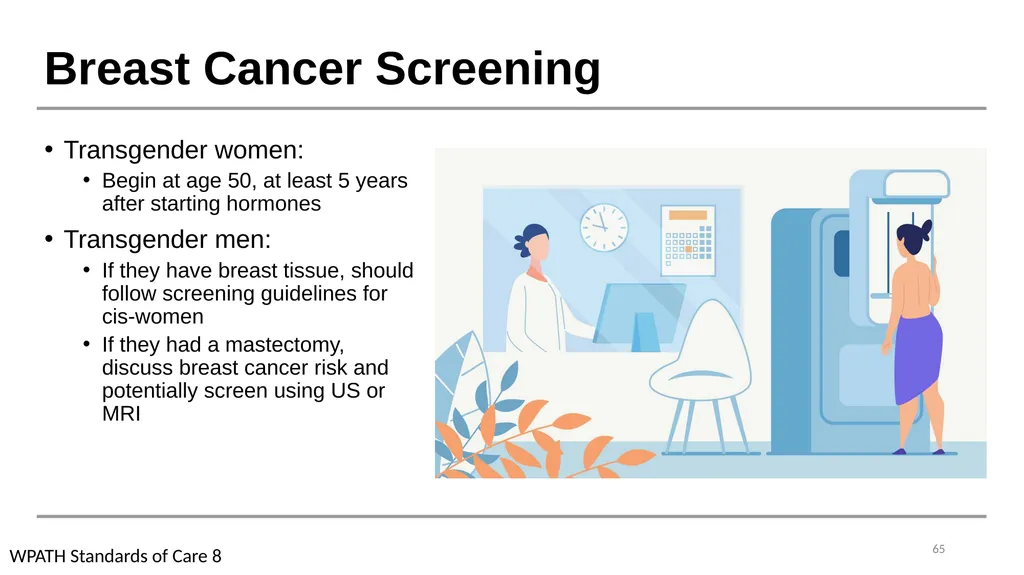Caring for Transgender and Gender Diverse Patients - slide 64 of 83