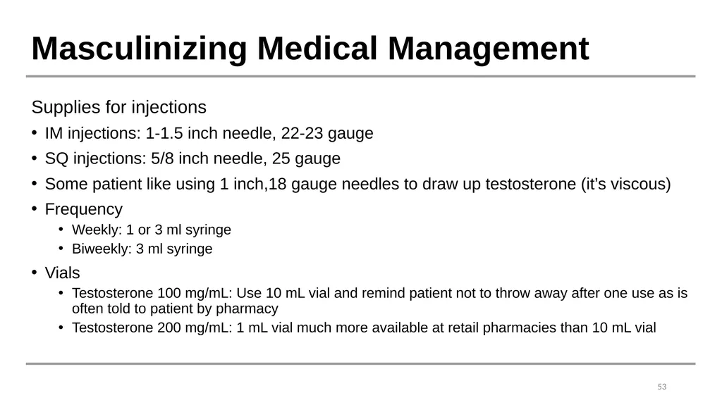 Caring for Transgender and Gender Diverse Patients - slide 52 of 83