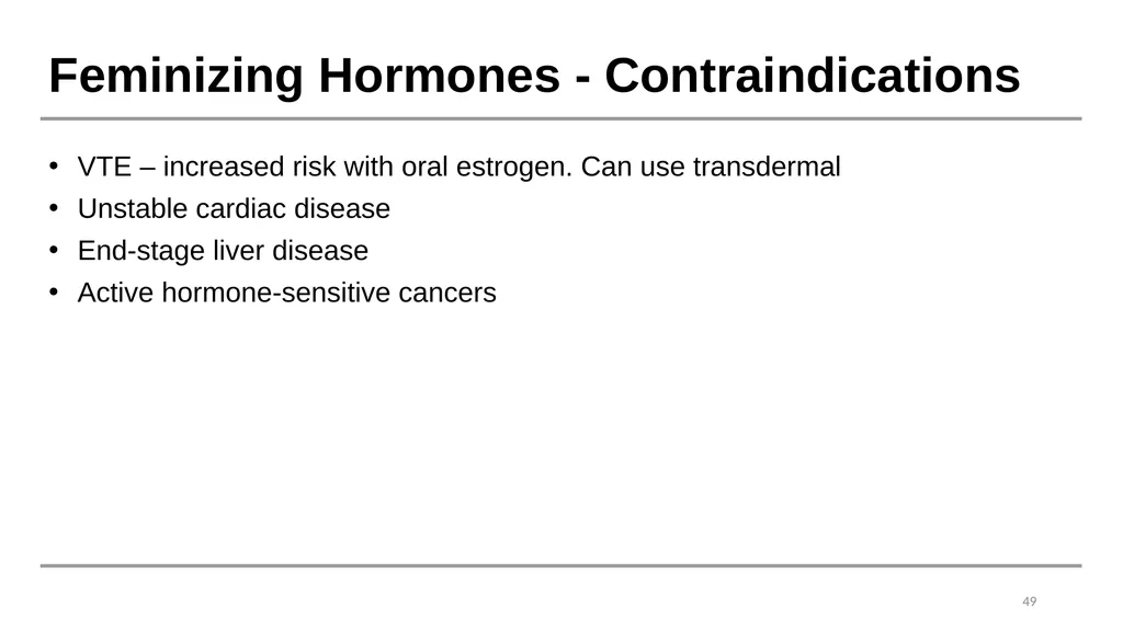 Caring for Transgender and Gender Diverse Patients - slide 48 of 83