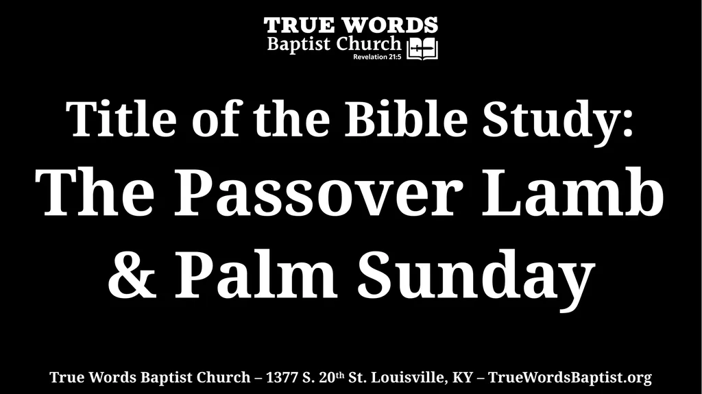 Thursday Bible Study John 12 Joshua Tapp True - slide 2 of 27