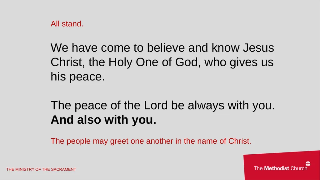 A Second Additional Order of Holy Communion for - slide 21 of 47