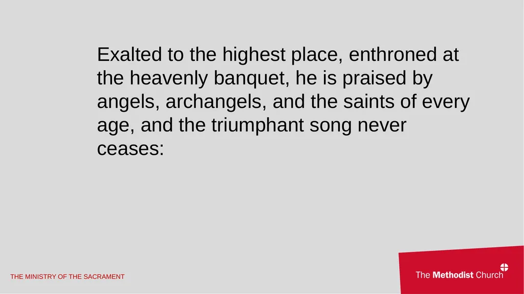 A Second Additional Order of Holy Communion for - slide 27 of 47