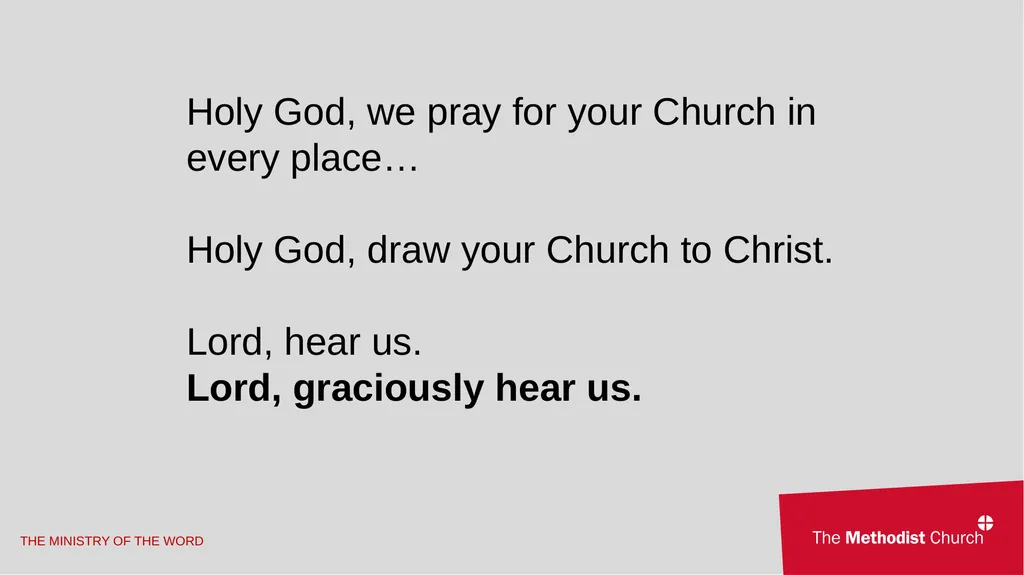A Second Additional Order of Holy Communion for - slide 15 of 47