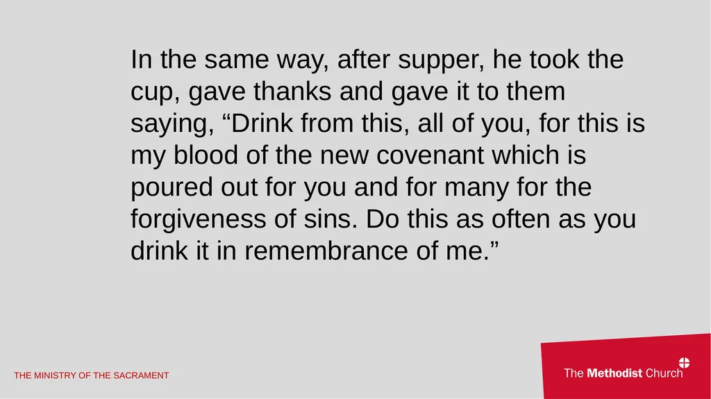 A Second Additional Order of Holy Communion for - slide 31 of 47