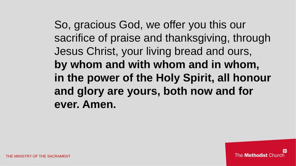 A Second Additional Order of Holy Communion for - slide 34 of 47