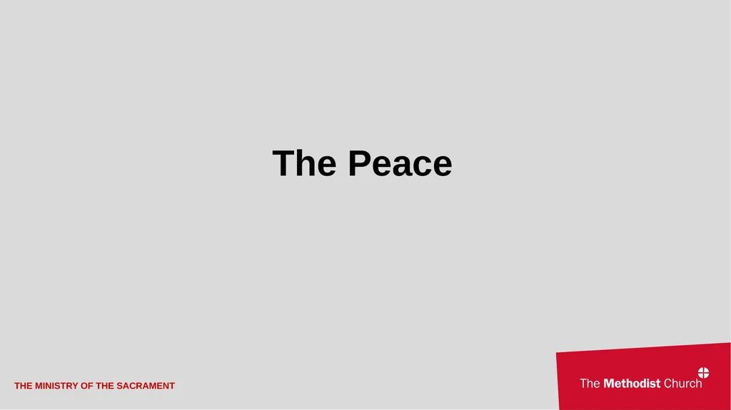A Second Additional Order of Holy Communion for - slide 20 of 47