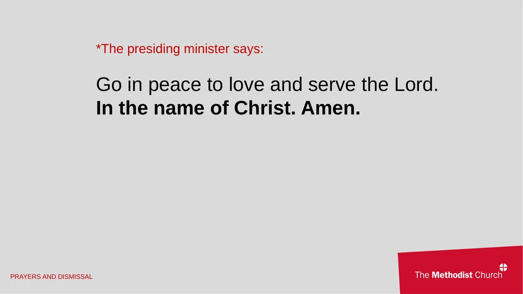 A Second Additional Order of Holy Communion for - slide 46 of 47