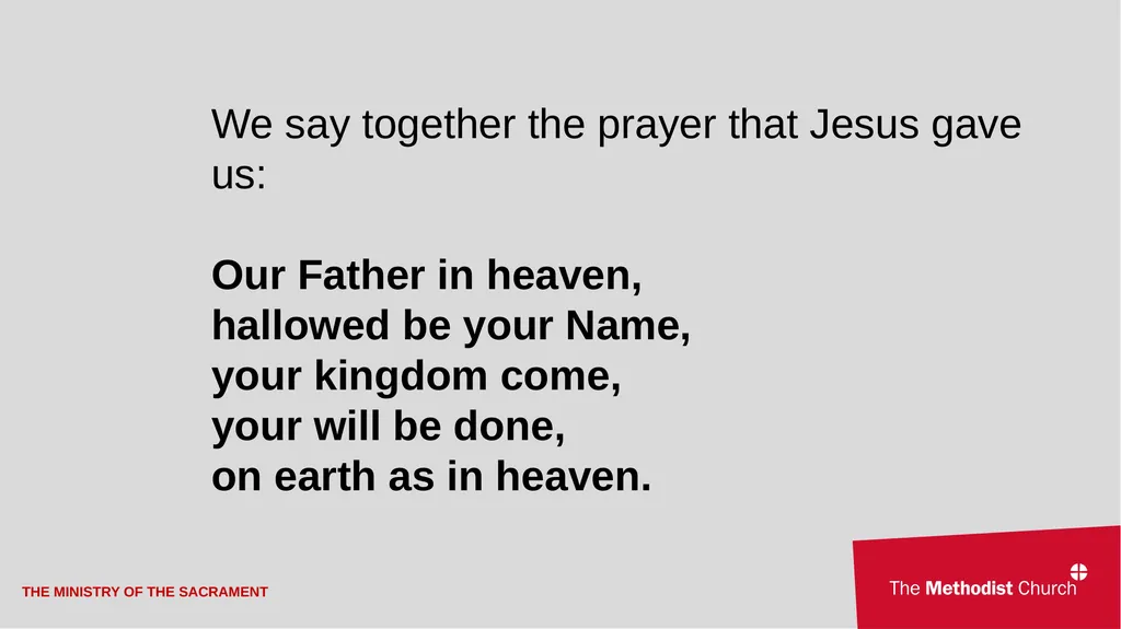 A Second Additional Order of Holy Communion for - slide 35 of 47