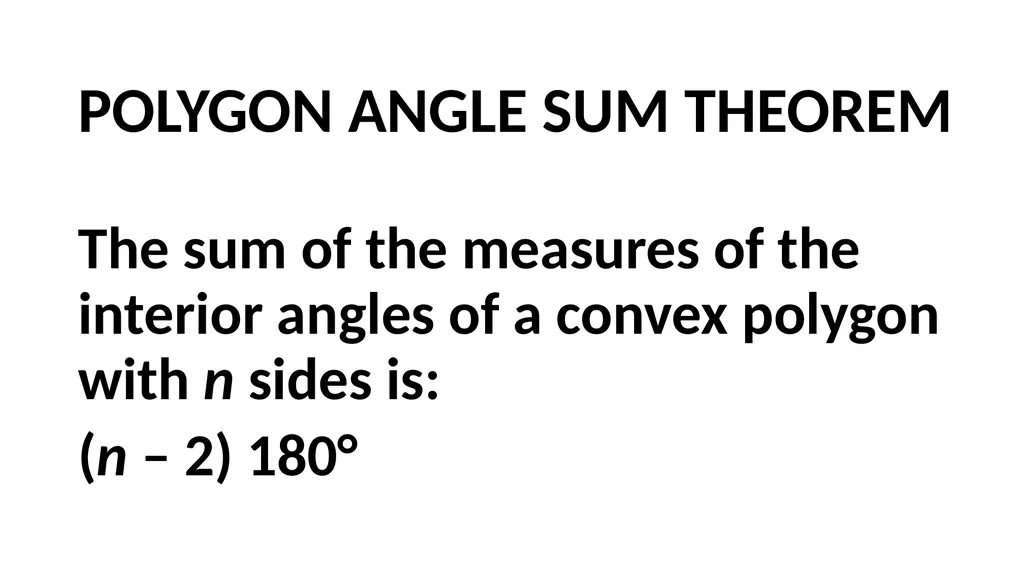 10/26 WORKBOOK WARM UP Exploring Interior Angles - slide 8 of 19