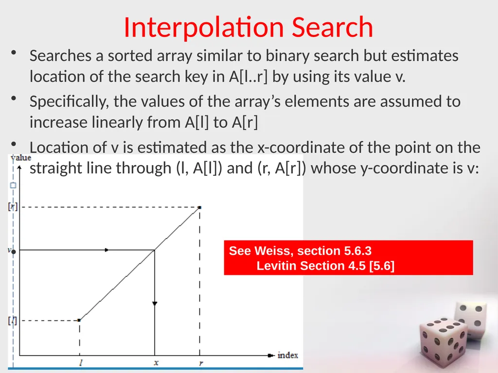 MA/CSSE 473 Day 12 Interpolation Search Insertion - slide 5 of 30