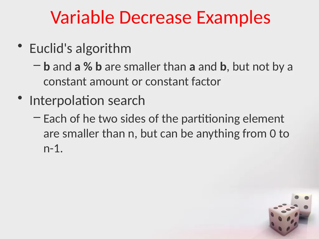 MA/CSSE 473 Day 12 Interpolation Search Insertion - slide 4 of 30