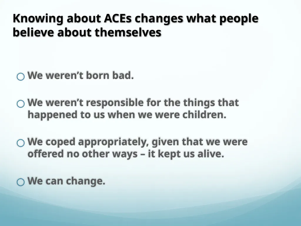 Understanding Adverse Childhood Experiences (ACEs) - slide 23 of 32