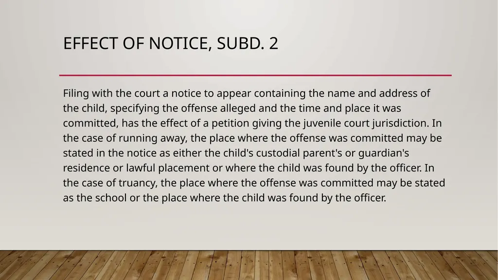 Raising the age of Delinquency – Impact, - slide 25 of 34