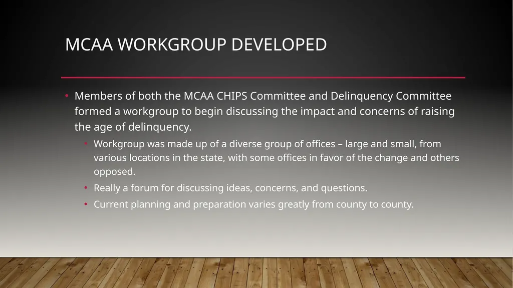 Raising the age of Delinquency – Impact, - slide 8 of 34