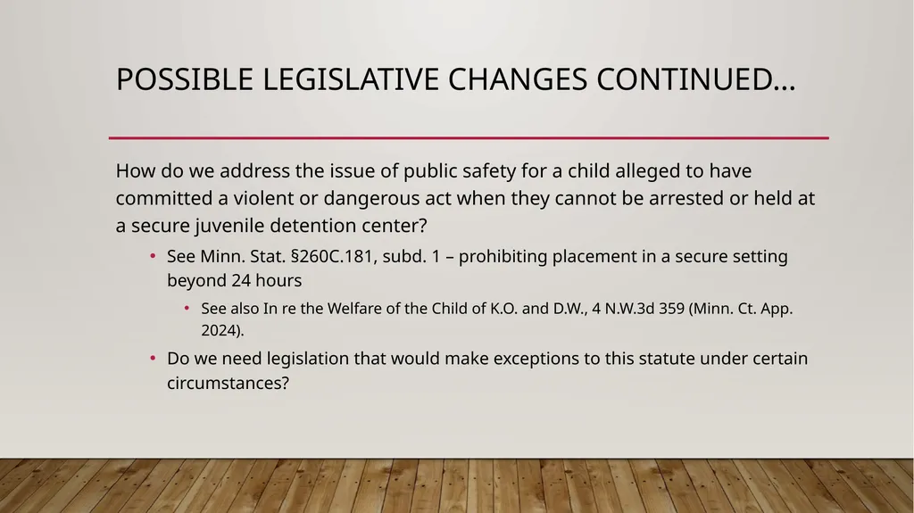 Raising the age of Delinquency – Impact, - slide 23 of 34