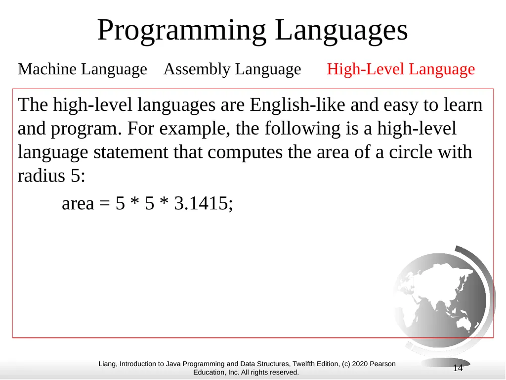 1 Chapter 1 Introduction to Computers, Programs, - slide 14 of 73