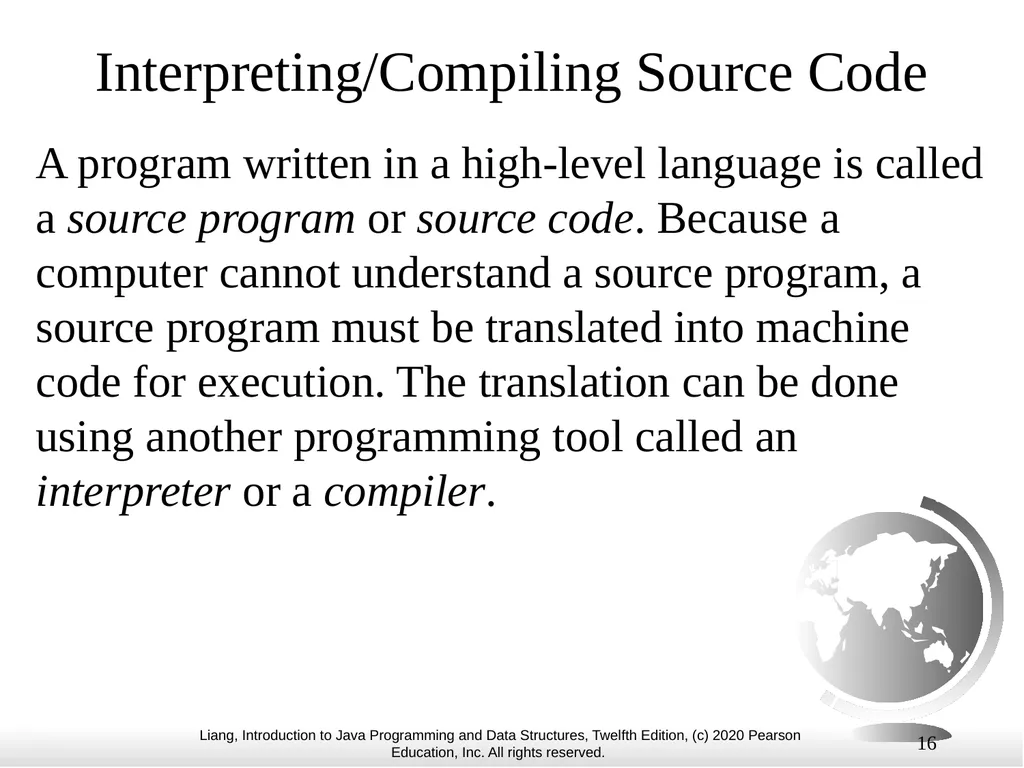 1 Chapter 1 Introduction to Computers, Programs, - slide 16 of 73