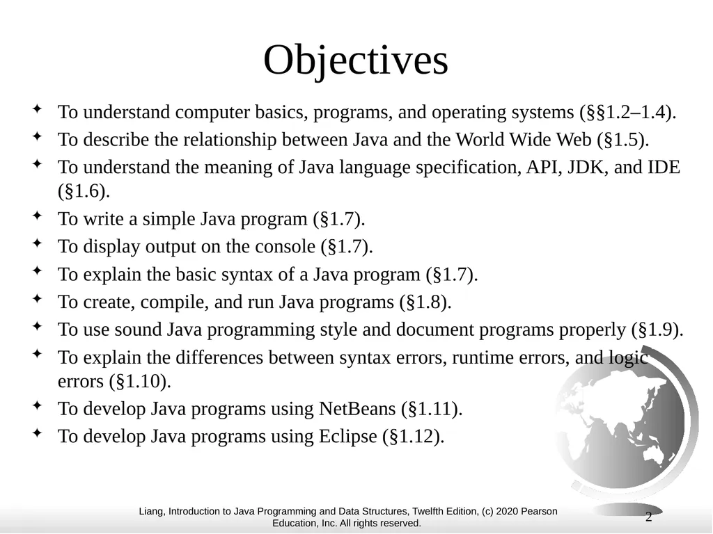 1 Chapter 1 Introduction to Computers, Programs, - slide 2 of 73