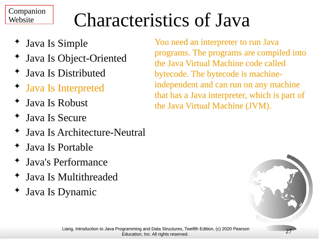1 Chapter 1 Introduction to Computers, Programs, - slide 27 of 73