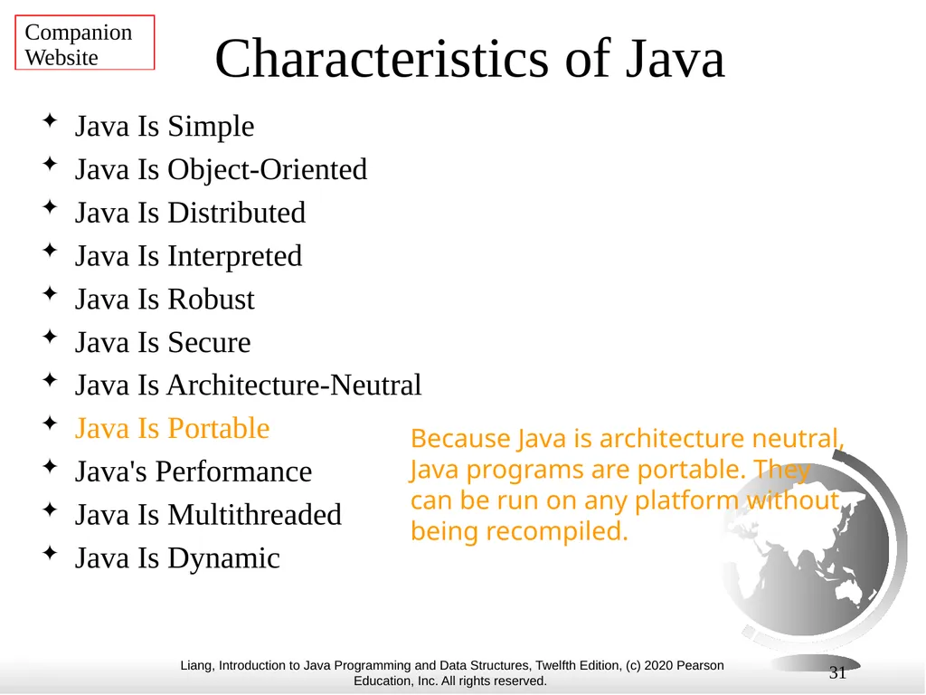 1 Chapter 1 Introduction to Computers, Programs, - slide 31 of 73