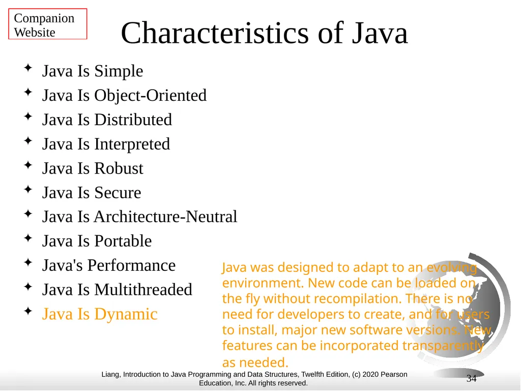 1 Chapter 1 Introduction to Computers, Programs, - slide 34 of 73