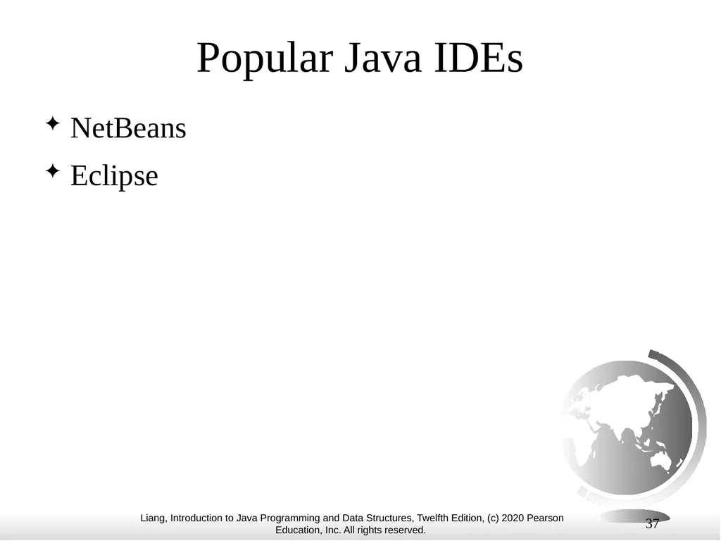 1 Chapter 1 Introduction to Computers, Programs, - slide 37 of 73