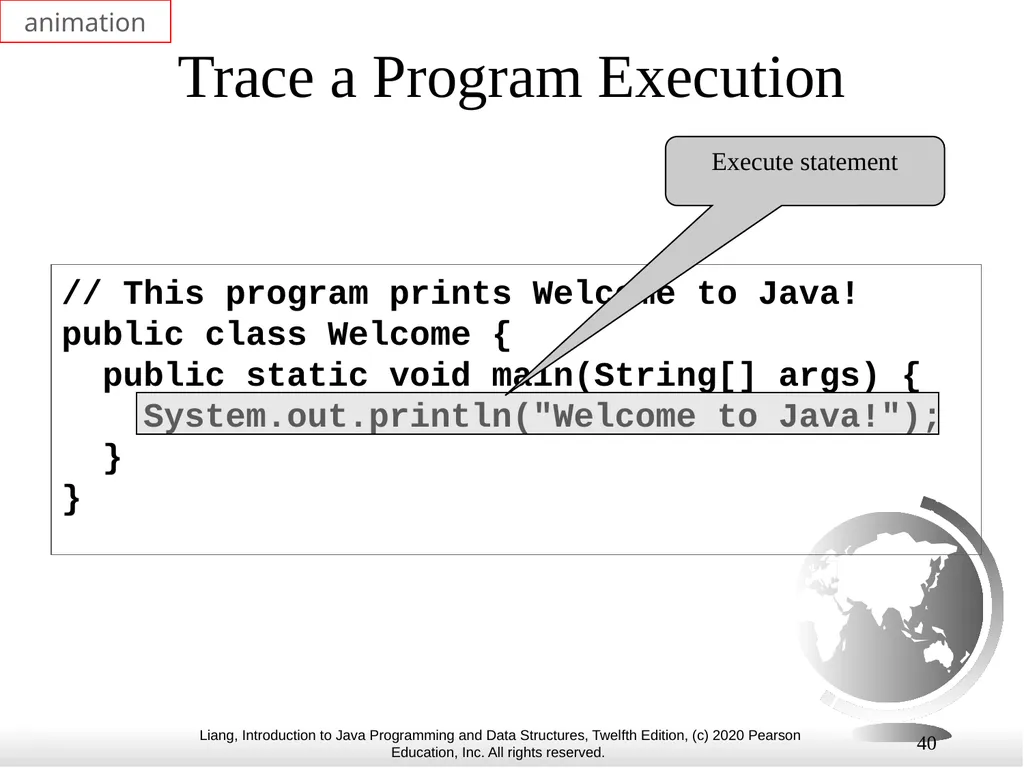 1 Chapter 1 Introduction to Computers, Programs, - slide 40 of 73