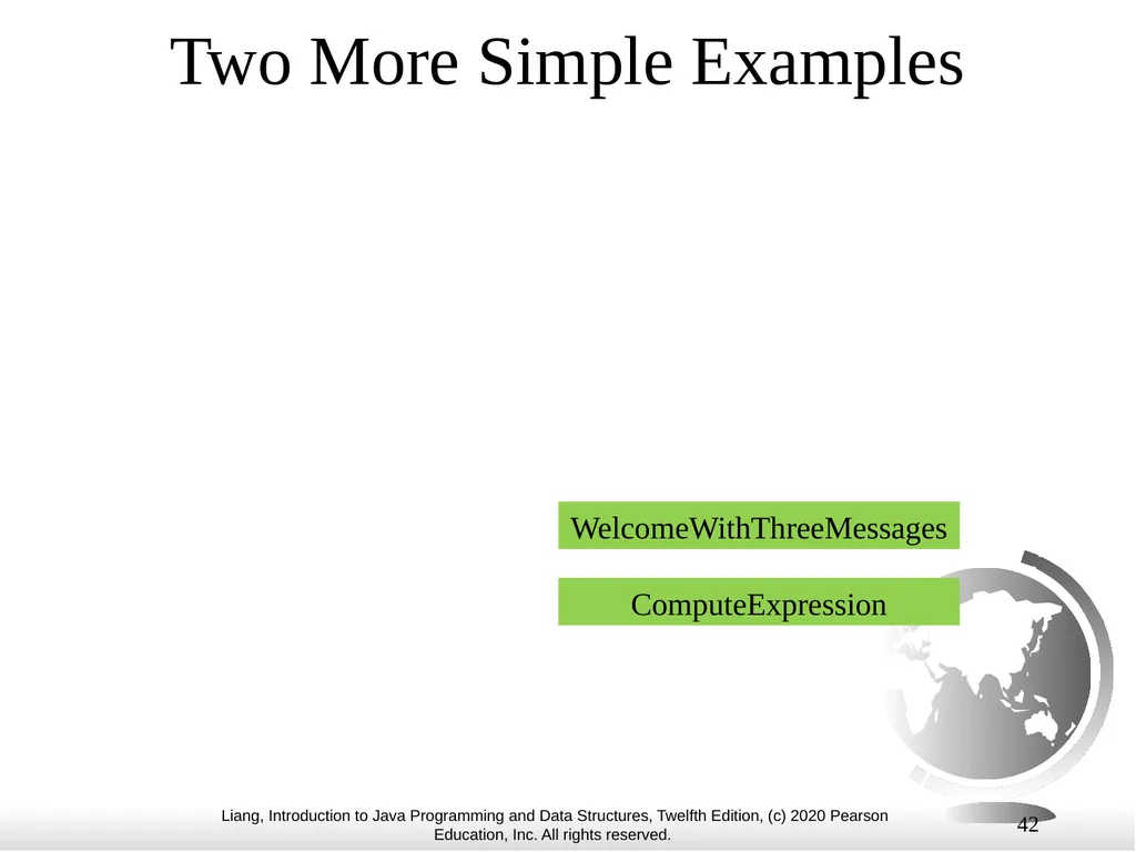 1 Chapter 1 Introduction to Computers, Programs, - slide 42 of 73