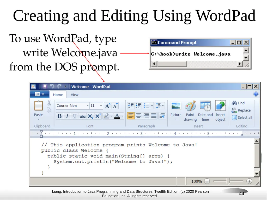 1 Chapter 1 Introduction to Computers, Programs, - slide 44 of 73