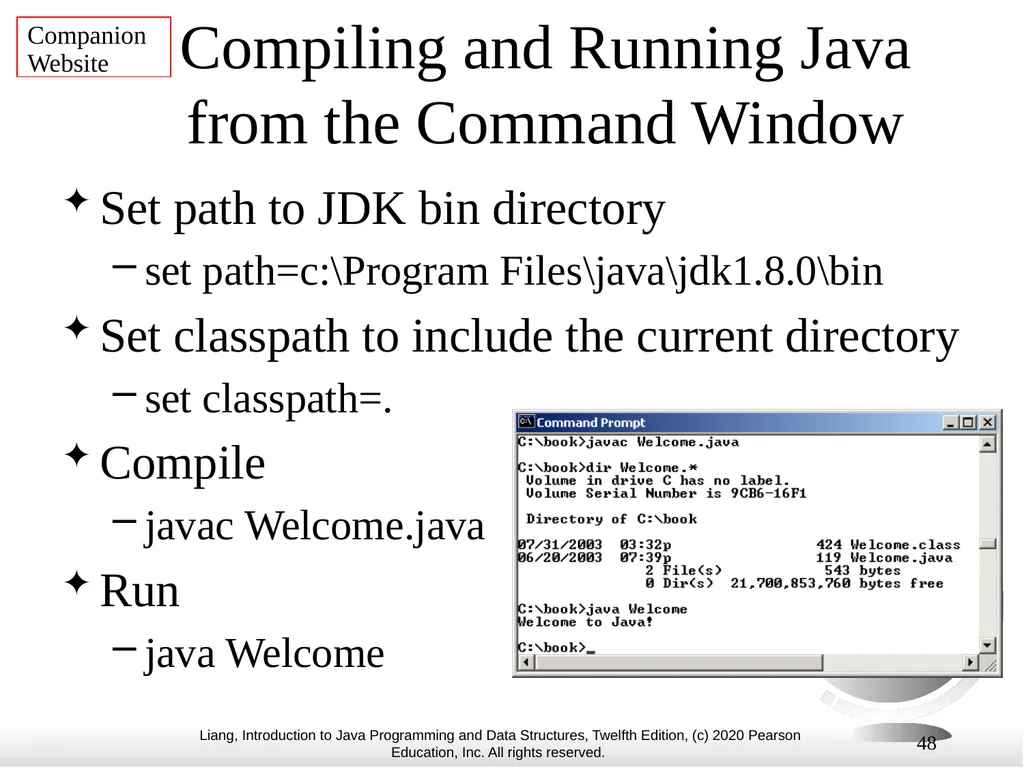 1 Chapter 1 Introduction to Computers, Programs, - slide 48 of 73