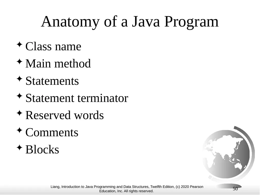 1 Chapter 1 Introduction to Computers, Programs, - slide 50 of 73