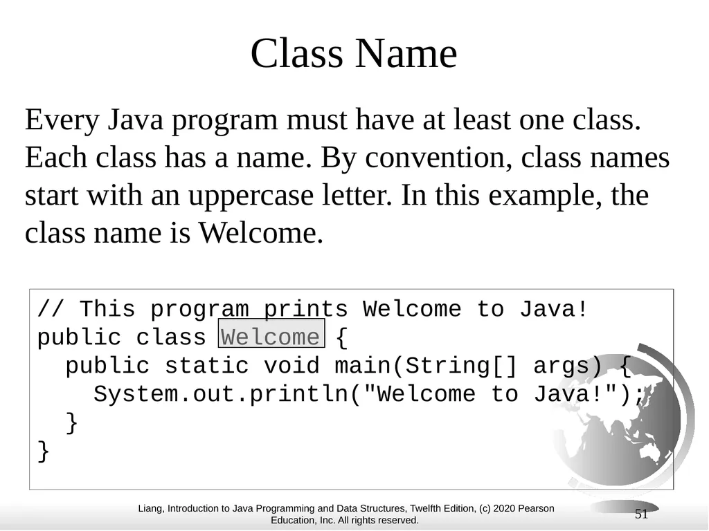 1 Chapter 1 Introduction to Computers, Programs, - slide 51 of 73