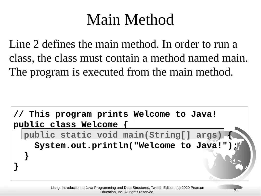 1 Chapter 1 Introduction to Computers, Programs, - slide 52 of 73