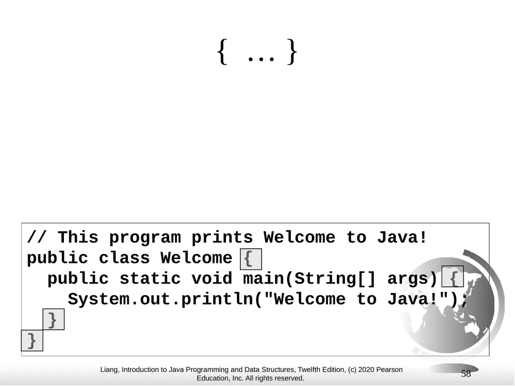 1 Chapter 1 Introduction to Computers, Programs, - slide 58 of 73