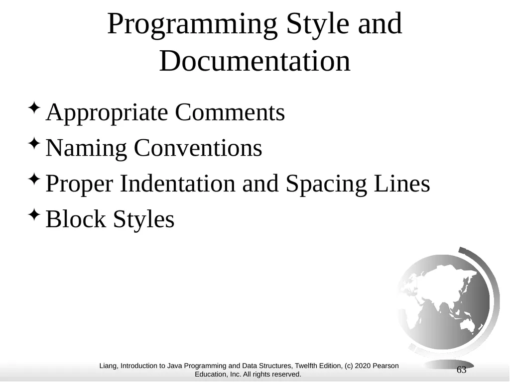 1 Chapter 1 Introduction to Computers, Programs, - slide 63 of 73