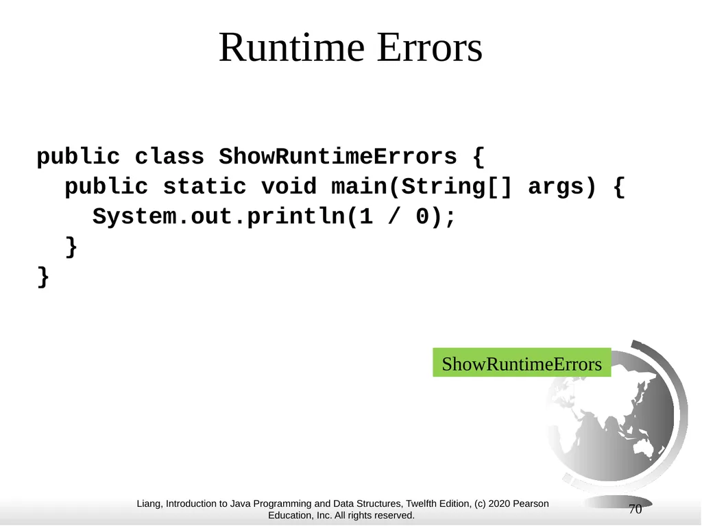 1 Chapter 1 Introduction to Computers, Programs, - slide 70 of 73