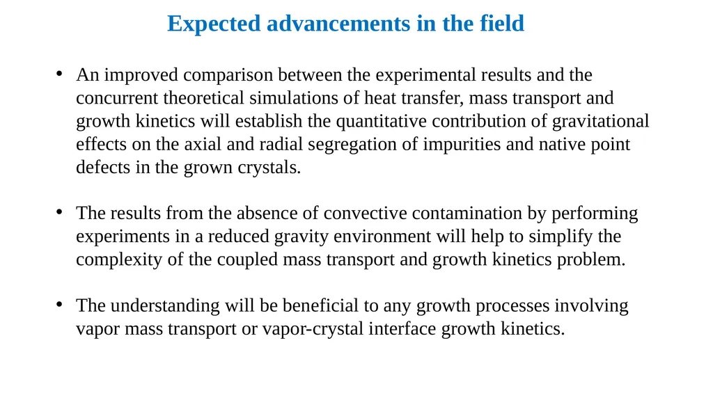 Growth of Ternary Compound Semiconductors (GTCS) A - slide 11 of 12