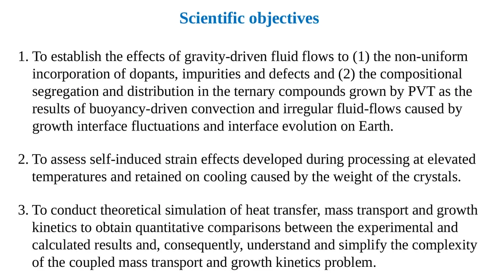 Growth of Ternary Compound Semiconductors (GTCS) A - slide 6 of 12