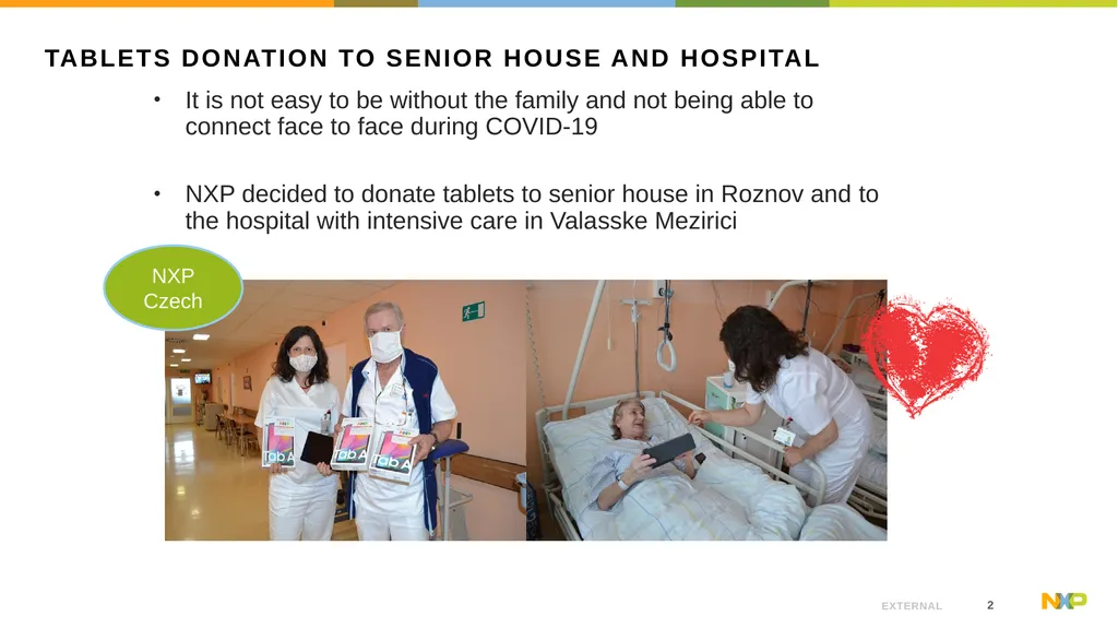Thank you for your volunteer help NXP Czech Face - slide 2 of 4