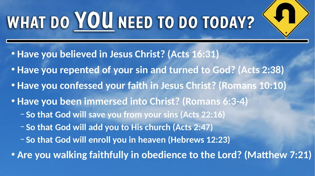 To understand repentance, we must understand sin - slide 6 of 6