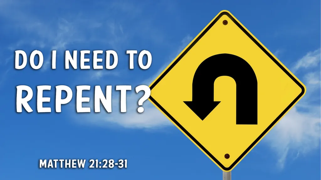 To understand repentance, we must understand sin - slide 1 of 6