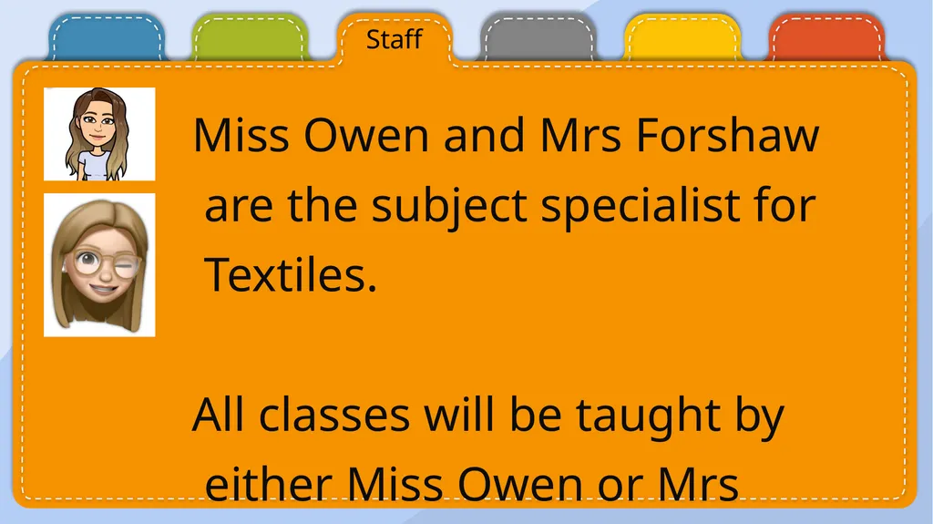 GCSE TEXTILES Content Exam Staff Pupil view - slide 6 of 9