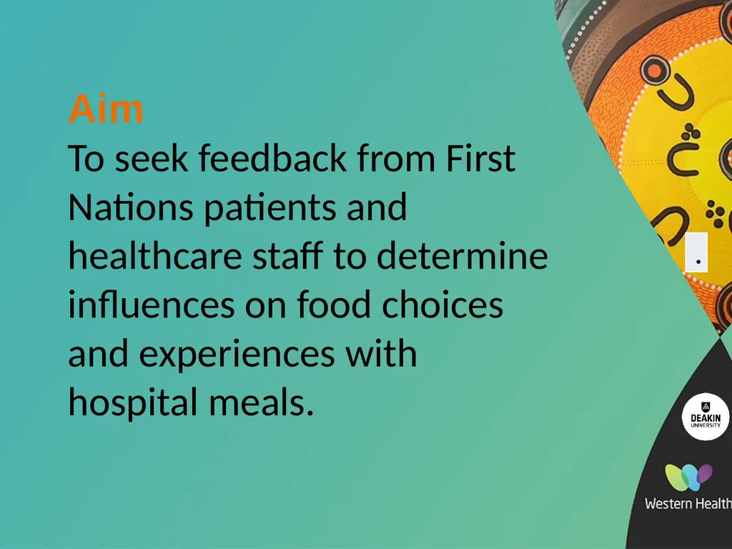 q More than a meal: Co-designed improvements to - slide 4 of 18