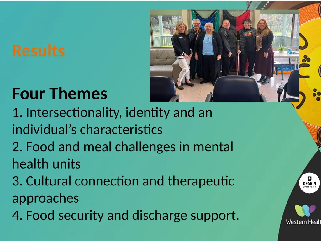 q More than a meal: Co-designed improvements to - slide 7 of 18