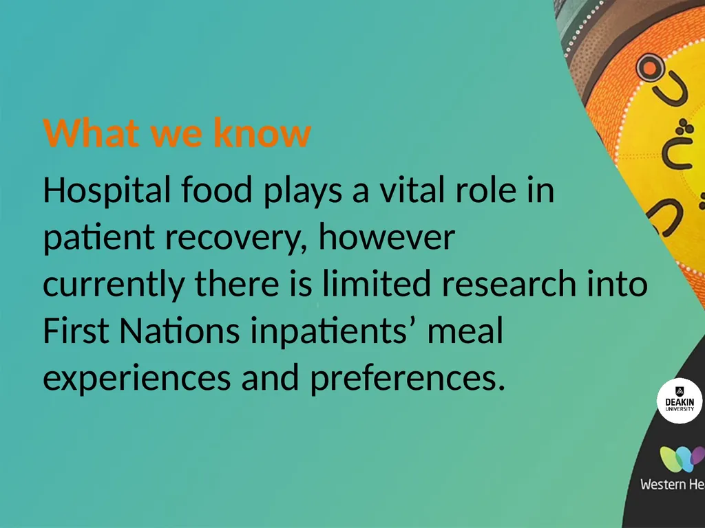 q More than a meal: Co-designed improvements to - slide 3 of 18
